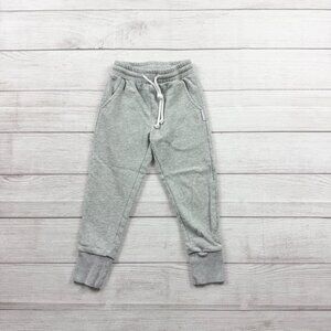 Little Wedgies Kids Jogger Sweatpants Gray Drawstring Cuffed Lounge Pants 4